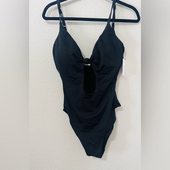 NWT Andie Swim The Santorini one piece swimsuit in black Size XL - Picture 4 of 13